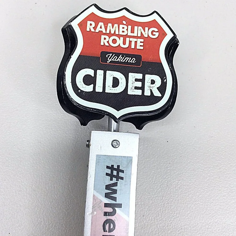 Rambling Route Cider Tap Handle Pull‎ Yakima Washington Craft Hard Breweriana